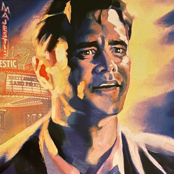 THE MAJESTIC (2001) - ORIGINAL DOUBLE SIDED MOVIE POSTER - Picture 2 of 2